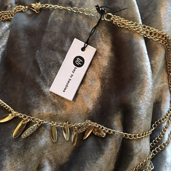 Reversible Gold Three layer Necklace! - Picture 3 of 7